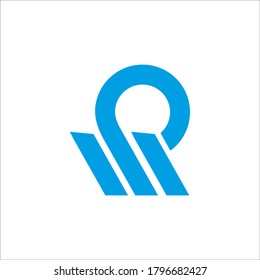 PM logo design vector sign