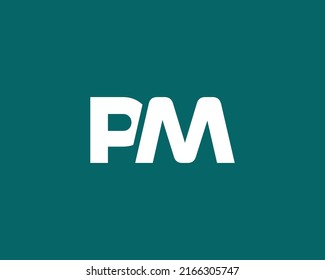 Pm Logo Design Vector Template Stock Vector (Royalty Free) 2166305747 ...