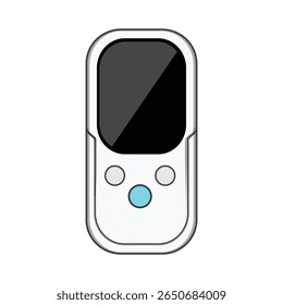 pm10 air quality monitor cartoon. voc co2, particulate humidity, temperature calibration pm10 air quality monitor sign. isolated symbol vector illustration