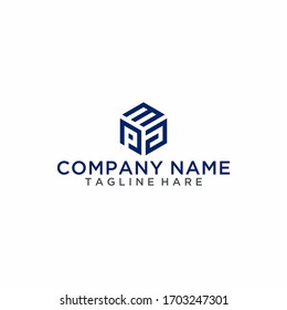 PMA leters combination with a hexagon