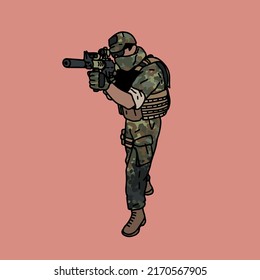 PMC operator in light plane carrier.
