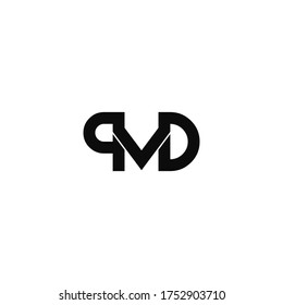 Pmd Letter Original Monogram Logo Design Stock Vector (Royalty Free ...