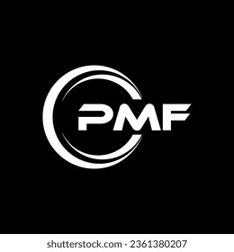 PMF Letter Logo Design, Inspiration for a Unique Identity. Modern Elegance and Creative Design. Watermark Your Success with the Striking this Logo.