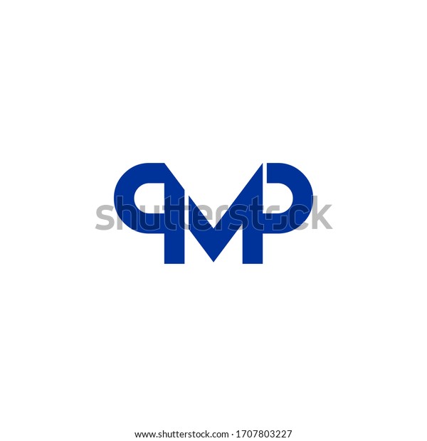 Pmp Letter Original Monogram Logo Design Stock Vector (Royalty Free ...