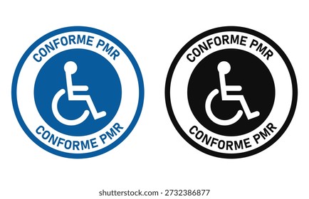 PMR Accessible Symbol for Persons with Reduced Mobility
