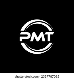 PMT Logo Design, Inspiration for a Unique Identity. Modern Elegance and Creative Design. Watermark Your Success with the Striking this Logo.