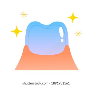 PMTC:Professional Mechanical Tooth Cleaning  Dental Illustration