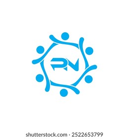 PN Letter Initial Logo Design Template Vector Illustration