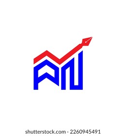PN Brief Logo kreatives Design mit Vektorgrafik, PN einfach und modern Logo.