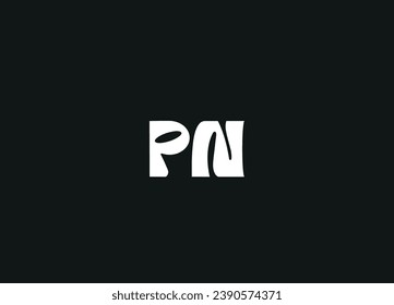 PN  letter logo desigen and initial logo desigen