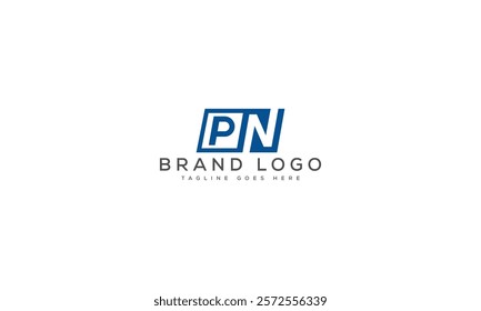 PN logo design vector template design for brand