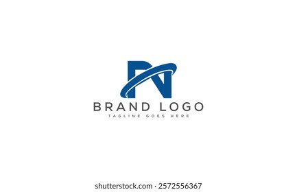 PN logo design vector template design for brand