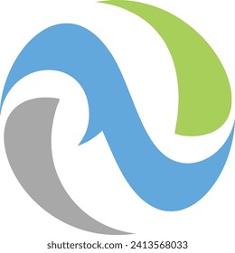 PN Logo Template in a modern minimalist style