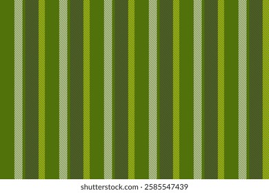 Pndless vertical lines fabric, artistic pattern seamless textile. Vayer stripe texture background vector in lime and grey colors palette.