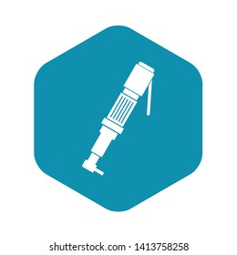 Pneumatic screwdriver icon in simple style isolated vector illustration