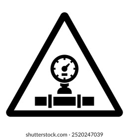 Símbolo Pneumático, Ilustração De Vetor, Isolar No Rótulo De Fundo Branco. EPS10