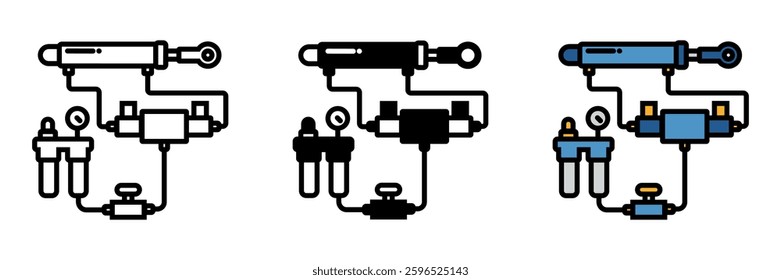 Pneumatic System is an air-powered mechanism controlling motion and force in industrial automation and machinery.