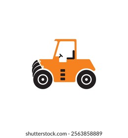 pneumatic tired roller icon symbol sign vector