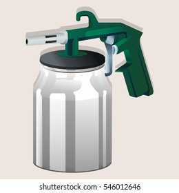 Pneumatic tools for the paint spray gun
