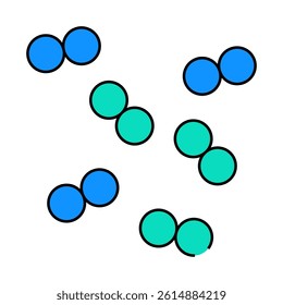 pneumococcus infection line icon vector. pneumococcus infection sign. isolated symbol illustration