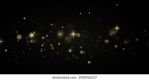 PNG Christmas dust overlay with glowing bokeh, confetti, and glitter texture. Perfect for festive designs, holiday cards, invitations, and banners. Features sparkling red dust for a magical effect.