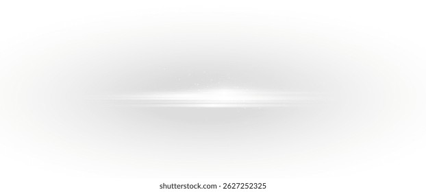 Linha de luz dinâmica PNG com brilho, brilho, brilho e brilho. Efeito de traço horizontal abstrato com raio brilhante, brilho e brilho. Perfeito para design digital, festivo ou com tema mágico