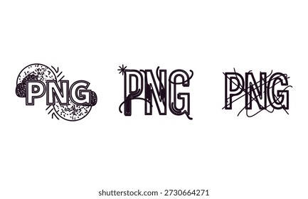 Elementos de Diseño gráfico de formato de archivo PNG con fondo transparente de texto