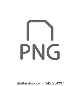 png file icon. Element of simple icon