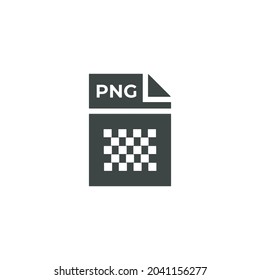 PNG file icon isolated of flat style. Vector illustration design.