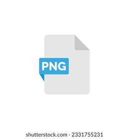 PNG file icon isolated on white background