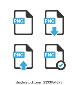 PNG file icon isolated on white background