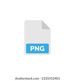 PNG file icon isolated on white background