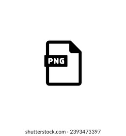 PNG-Dateisymbol. PNG-Datei-Symbol-Vektorgrafik für Website-Computer und mobile App