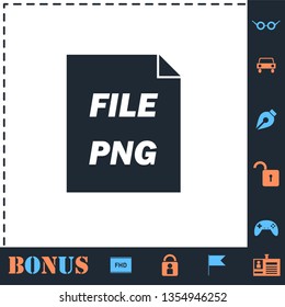 PNG file. Perfect icon with bonus simple icons