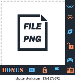 PNG File. Perfect icon with bonus simple icons