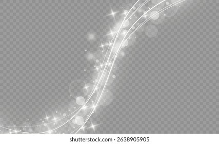 PNG fireworks explosion with magic dust and shiny particle texture in white and yellow glow for night celebration or new year light flare and luxury confetti spray