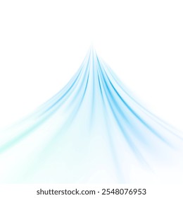 Style technologique futuriste Png. Arrière-plan Ping abstrait avec lignes de vitesse. Rayons de couleur néon, arrière-plan abstrait Image vectorielle. Les lignes lumineuses de la route sur fond bleu clair créent du mouvement