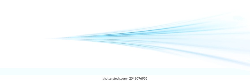 Png futuristic technological style. Png abstract background with speed lines. Neon color rays vector abstract background. The light lines of the road a blue light background creating of movement