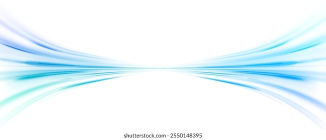 Png estilo tecnológico futurista. Png fondo abstracto con líneas de velocidad. Fondo abstracto de Vector de rayos de color de neón. Las líneas de luz de la carretera con un fondo de luz azul creando sensación de movimiento