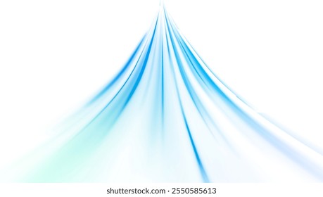 Png estilo tecnológico futurista. Png fondo abstracto con líneas de velocidad. Fondo abstracto de Vector de rayos de color de neón. Las líneas de luz de la carretera con un fondo de luz azul creando sensación de movimiento