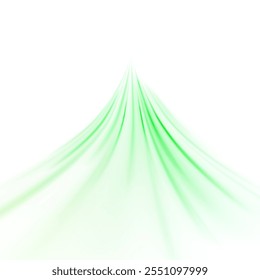 Style technologique futuriste Png. Arrière-plan Ping abstrait avec lignes de vitesse. Rayons de couleur néon, arrière-plan abstrait Image vectorielle. Les lignes lumineuses de la route sur fond vert créent du mouvement