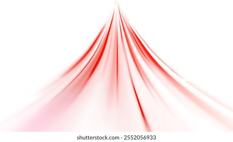 Png estilo tecnológico futurista. Png fondo abstracto con líneas de velocidad. Fondo abstracto de Vector de rayos de color de neón. Las líneas de luz de la carretera sobre un fondo de luz roja crean sensación de movimiento