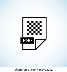 png icon -  black vector icon