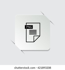 png icon  - black vector icon