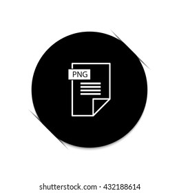 png icon -  black vector icon