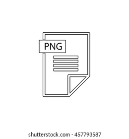 png icon  - black vector icon