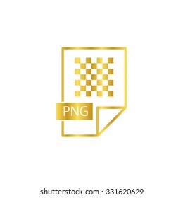 png icon -  gold vector icon