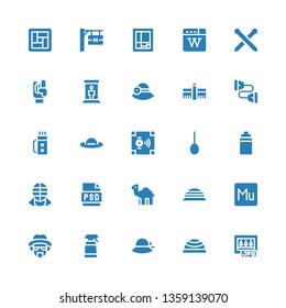 png icon set. Collection of 25 filled png icons included Jpg, Bosu ball, Pamela, Desinfectant, Heisenberg, Muse, Dromedary, Psd, Kendo, Isotonic, Awl, Safebox, Quiver, Chest expander
