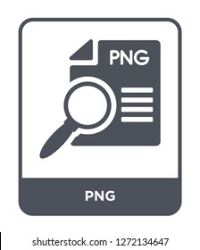 png icon vector on white background, png trendy filled icons from File type collection, png simple element illustration
