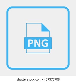 PNG image file extension icon.